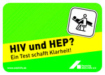 HIV und HEP? Ein Test schafft Klarheit.